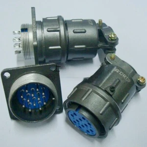 1set CX24 Aviation Circular Connector 12/19/20/26 Pin Male & Female Plug Socket - Picture 1 of 12