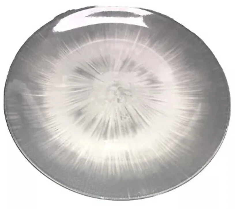 2ea Royal Norfolk 10 1/2”Prato redemoinho espiral explosão cinza jantar-NOVO-ENVIO24 - Imagem 1 de 1