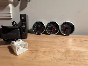 JDM Genome STi - 3 60mm Gauges with Controller/Wires - Picture 1 of 2