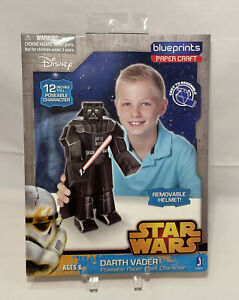 Star Wars Darth Vader Poseable Character Paper Model 12” Tall ages 6+ New