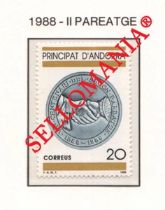 1988 MEDALLA SEGUNDO PAREATGE PAREAGE TREATY MEDAL 207 ** MNH ANDORRA TC21918 - Picture 1 of 1
