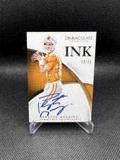 PEYTON MANNING 2015 IMMACULATE COLLECTION INK AUTOGRAPH SP AUTO #10/25