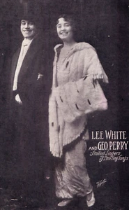 C1910 Lee White Geo Perry Down Home Rag Souvenir Postcard Show Advertising Song - Picture 1 of 3