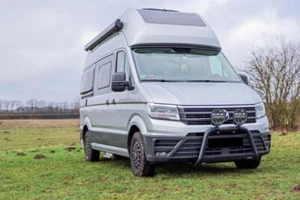 Frontbügel schwarz 63mm inkl. EG-Typengenehmigung passend für VW Crafter (2017-) - Bild 1 von 2