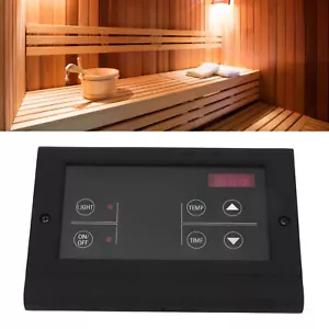 (Negro) Montaje en pared horno de sauna controlador ABS Shell horno de sauna externo - Imagen 1 de 9