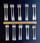 10 Pairs Sets Silverplate Cocktail Shrimp Forks Jewelry Earrings Crafts 20pc Lot