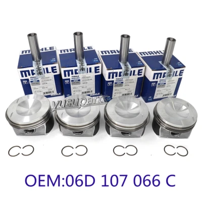 4 поршня и кольца Φ20 мм / 82,5 мм для VW GTI Jetta Audi A3 A4 2.0 TFSI BPY BWA - Изображение 1 из 4