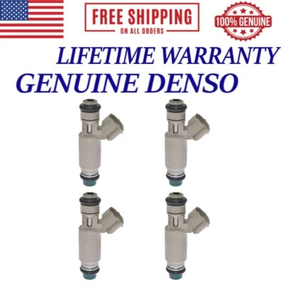 4x Inyector de combustible OEM DENSO para Hyundai Elantra Kia Spectra 2,0 L 35310-23900 Foto 1 de 4