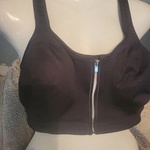Sujetador deportivo Playtex 2XL cremallera apertura frontal, espalda deportiva sin relleno - Imagen 1 de 5