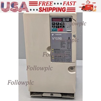 Yaskawa V1000 AC drive VFD CIMR-VU2A0030FAA 10HP 240V clean 30-day warranty - Image 1 of 4