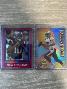 2024 Topps Chrome Football Drake Maye Rookie Lot -parallel, Inserts- - Picture 1 of 2