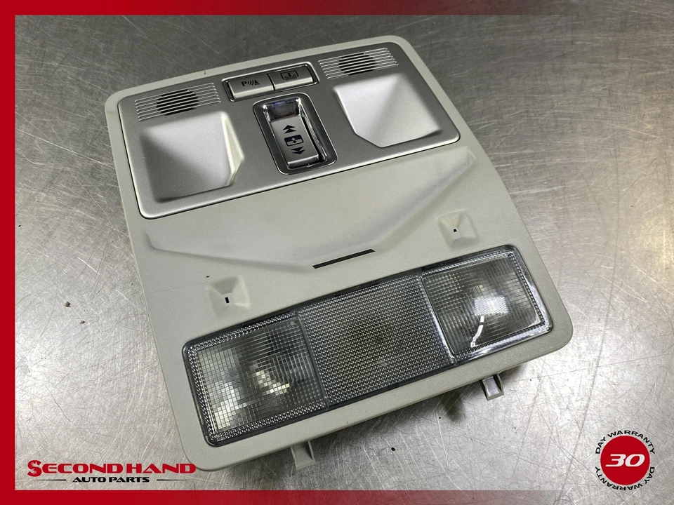 Jaguar XF X250 2009-2011 luz de cúpula delantera superior con interruptor de techo corredizo gris OEM Foto 1 de 4