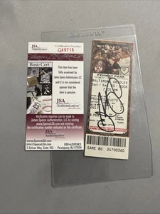 Curt Schilling Signed Boston Red Sox Vs Baltimore Orioles Auto JSA#G49715 - Picture 1 of 5