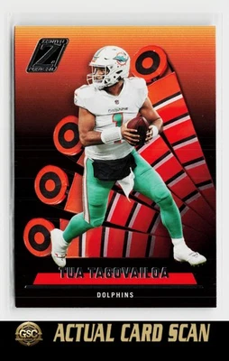 2022 Zenith Tua Tagovailoa #5 Red Zone Miami Dolphins - Image 1 of 2