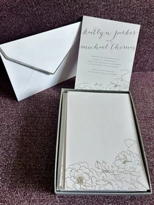 50 komplette Einladungssets einfach und schick mit Umschlägen BRANDNEU im Karton - Bild 1 von 5