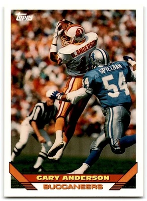 1993 Topps Gary Anderson Tampa Bay Buccaneers #61 - Image 1 of 2