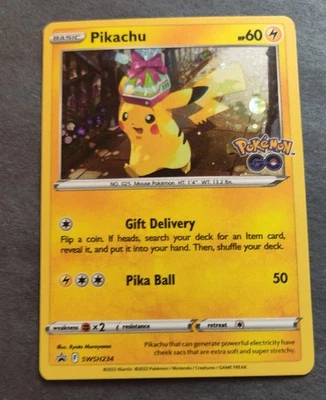 Pikachu SWSH234 SWSH: Sword & Shield Promo Holo Pokemon Tcg Card Lightly Played - Image 1 of 2