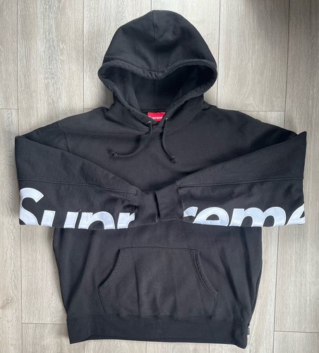 Felpa con cappuccio Supreme Cropped Panels Ss22 nera taglia L Supreme New York