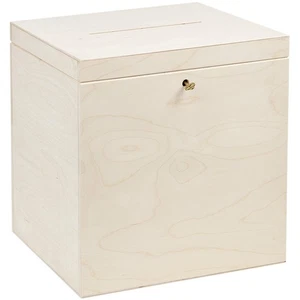 Briefbox Geldbox Einwurfbox 17 Liter Geschenkkasten Holz Geldbox Einwurfbox - Bild 1 von 5