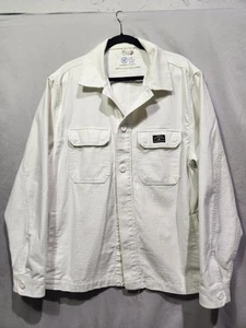 Hurley Canvas Button Down Chore Jacke beige creme Taschen Large - Bild 1 von 7