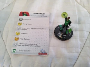 VINTAGE DC HEROCLIX: GREEN LANTERN #023 FROM CRISIS, mit Karte - Bild 1 von 1
