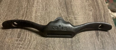 Vintage Stanley No. 51 Flat Bottom Spokeshave Missing Blade - Image 1 of 4