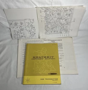 Heathkit SB-400 Original Manual Assembly SSB Transmitter with extra paperwork - Zdjęcie 1 z 4