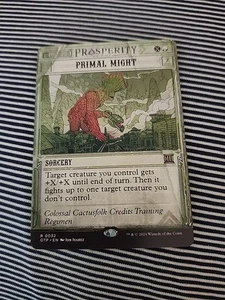 Primal Might - Outlaws of Thunder Junction Breaking News MTG - Bild 1 von 2