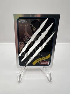 2025 Topps Chrome Marvel Cloak #62 Clawed Steel /20 - Picture 1 of 2