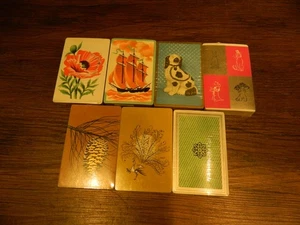 7 packs Vtg Sealed 1940s  Playing Cards lot - Picture 1 of 2
