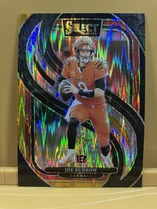 2024 JOE BURROW Panini Select Premier Level Red Yellow Prizm #127 Bengals NFL - Picture 1 of 2