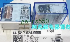 1 pcs New finder relay Type44.52S 6A 8-pin 44.52.7.024.0000 24VDC - Picture 1 of 3