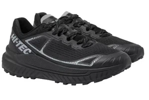 Hi Tec Herren Trailschuh, atmungsaktives Meshfutter, Schnürverschluss schwarz / Alloy 11 - Bild 1 von 6