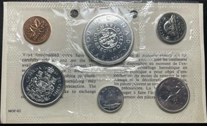 1964 Royal Canadian Mint Prooflike Uncirculated Set | 6 Coins | Original Package - Picture 1 of 7