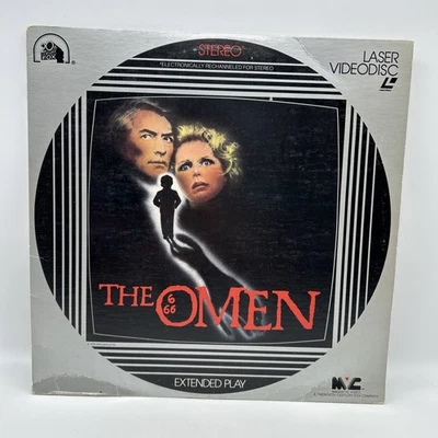 The Omen Laserdisc, Extended Play LD Gregory Peck Lee Remick 1976 - Image 1 of 4