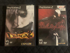 Devil May Cry 1 and 2 - Case, Manual for 1 and Discs - Playstation 2 / PS2