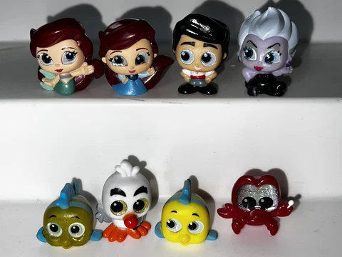 Disney Doorables The Little Mermaid Prince Eric Ariel Sebastian Mixed Lot 8 Cover