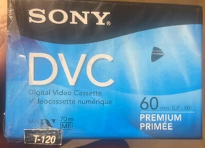 Sony Mini DV Digital Video Cassette DVC 60min Premium Tape NEU - Bild 1 von 2