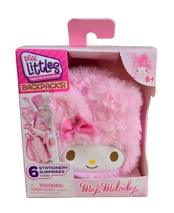 Real Littles Mini Hello Kitty My Melody Backpack Bag with 6 Stationary Surprises - Picture 1 of 5