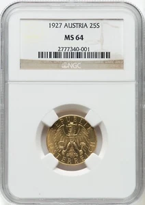 Austria - 1927 Republic 25 Schilling - NGC MS64 - BEAUTIFUL PROOFLIKE SURFACES - Picture 1 of 2