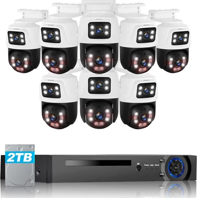 KERUI 6MP POE 8CH NVR Security Camera System Surveillance Night Auto Tracking US - Image 1 of 4