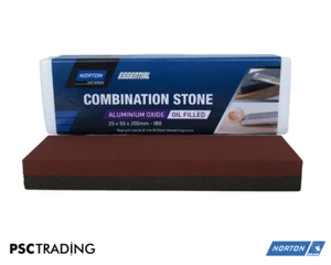 Norton Bear Ib8 Aluminum Oxide Comb Sharpening Stone Coarse/fine - Bild 1 von 1