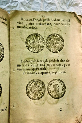 Moneta Dichiarazione Del Re Riguardante Le Monete D'Argento 1640 - Immagine 1 di 4