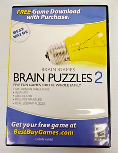 Brain Games / Brain Puzzles 2 (PC, CD-ROM © 2009) Windows ME/2000/XP/Vista - Picture 1 of 5