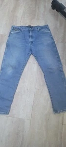 wrangler george straight cowboy cut collection jeans mens 38x32 blue denim - Picture 1 of 11