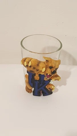 UNIVERSITY KENTUCKY WILDCATS UK SHOTGLASS SHOT GLASS Cover