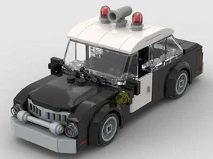 Lego Police Car MOC -Instructions only-no parts. Addon to (10278) Police Station - Picture 1 of 4