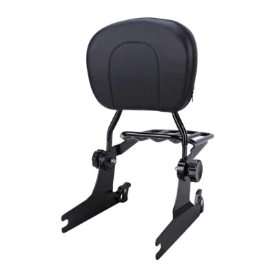 Respaldo ajustable desmontable barra portaequipajes para Harley Sportster XL 883 1200  Foto 1 de 4