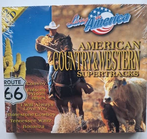 AMERICAN COUNTRY & WESTERN SUPERTRACKS - 2 CD 1993 - NEU + OVP - Bild 1 von 2
