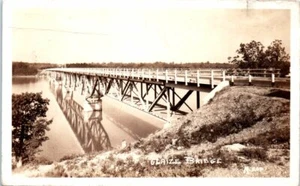 Vintage RPPC Echt Foto MO Postkarte Glaize Bridge Lake Ozark Missouri STARKE GEBRAUCHSSPUREN - Bild 1 von 2